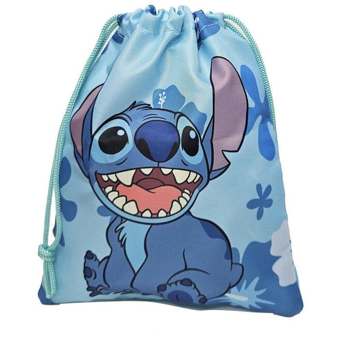 Pack De 12 Unidades Saco Merienda Stitch Disney 25cm