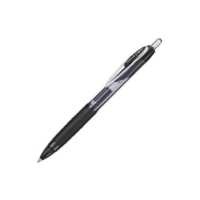 Pack De 12 Unidades Uniball Bolígrafo Roller Signo Umn-207e Retráctil 0.7 Tinta De Gel Negro