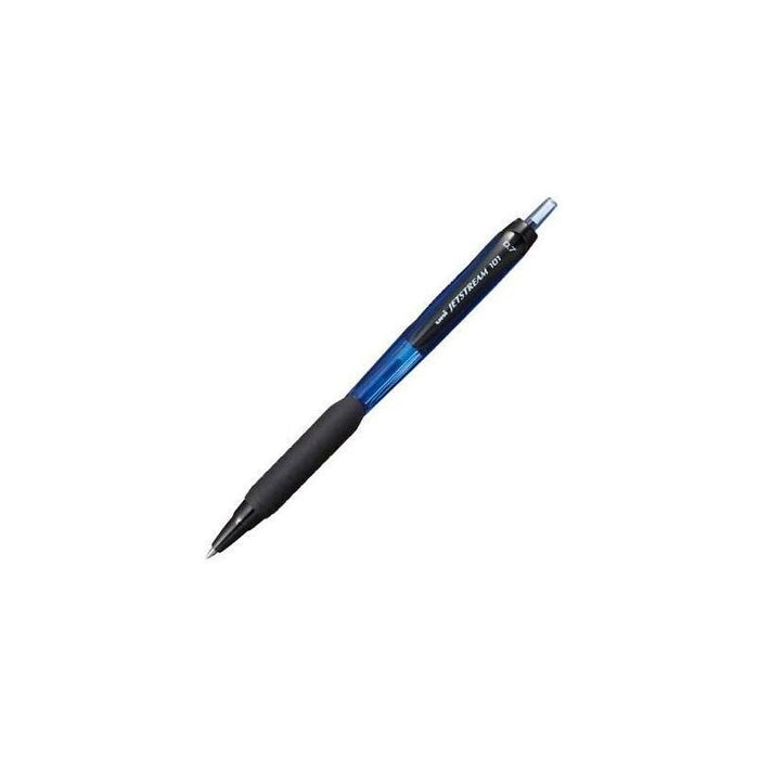 Pack De 12 Unidades Uniball Rollerball Jetstream Sxn-101-07 Retráctil 0.7mm Azul