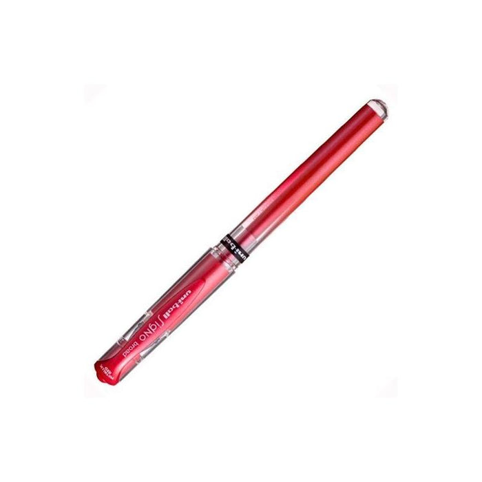 Pack De 12 Unidades Uniball Rollerball Signo Broad Um-153 1.0mm Rojo Metálico