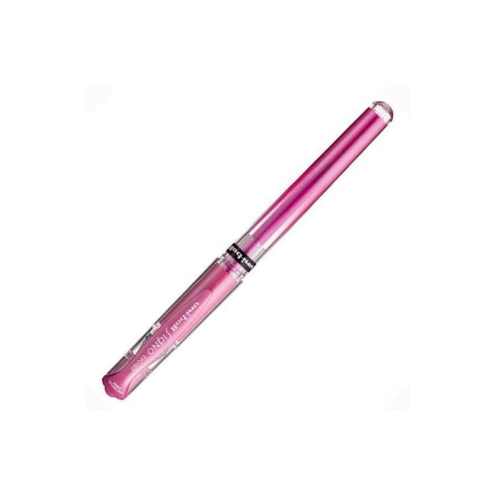 Pack De 12 Unidades Uniball Rollerball Signo Broad Um-153 1.0mm Rosa Metálico
