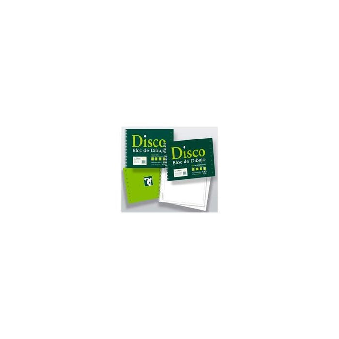Pack De 12 Unidades Zorrilla Bloc De Dibujo Disco 20h 230x340mm Papel Especial 130gr Liso Recuadro Folio Prolongado