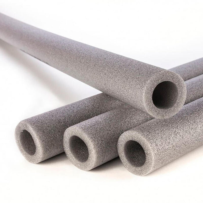 Pack De 15 Unidades - Coquilla Polietileno 1m Gris Espesor 10mm, Interior Ø22mm