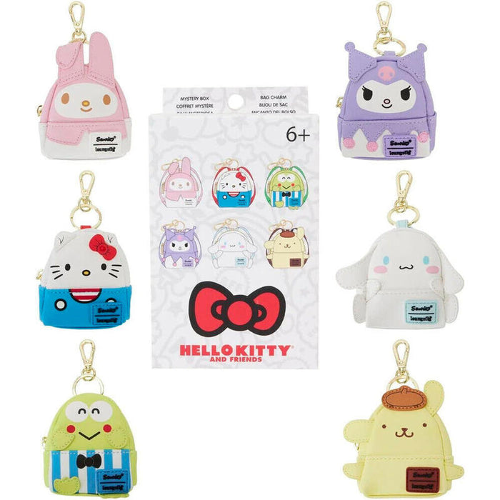 Pack De 15 Unidades - Llavero Mini Mochila Mystery Hello Kitty Loungefly Surtido
