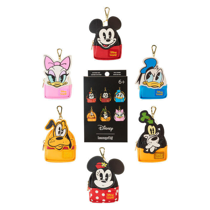 Pack De 15 Unidades - Llavero Mini Mochila Mystery Mickey And Friends Disney Loungefly Surtido