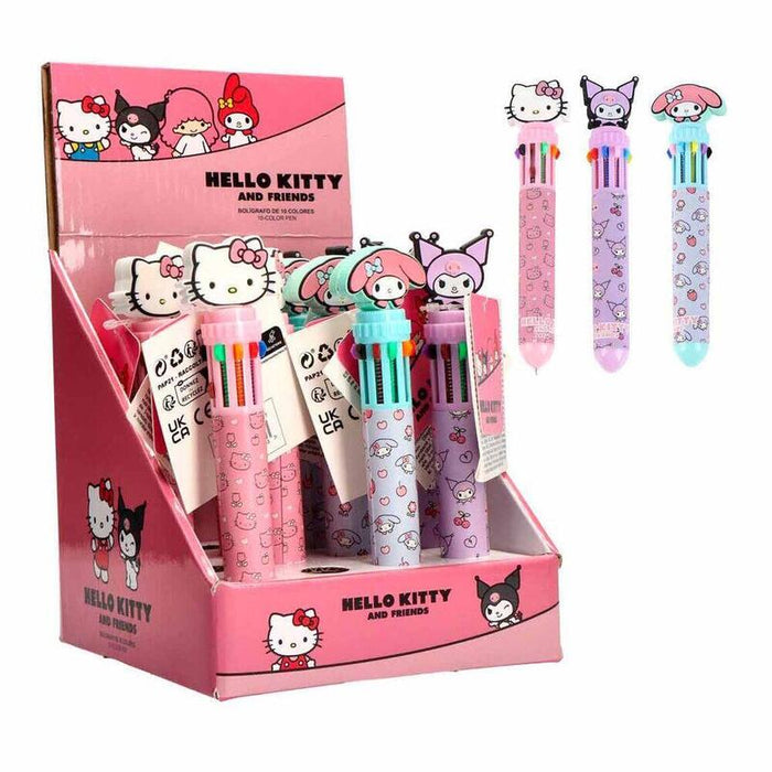 Pack De 16 Unidades - Boligrafo Colores Hello Kitty Surtido