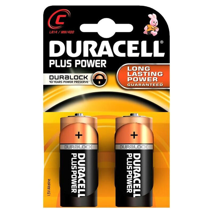 Pack De 2 Pilas C Duracell Lr14 1.5v Alcalinas