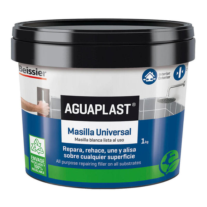 Pack De 2 Unidades - Aguaplast Masilla Universal 1kg 70048-003