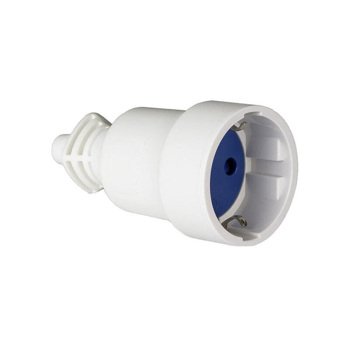 Pack De 2 Unidades - Base Aerea Pvc 16a 250v T/Tl 4,8mm Blanco 707cb (Retractilado) Solera