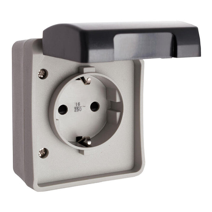 Pack De 2 Unidades - Base T/Tl Estanca Economica Envasada Edm Ip44 16a 250v