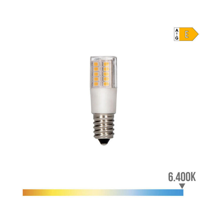 Pack De 2 Unidades - Bombilla Tubular De Led E14 5,5w 700lm 6400k Luz Fria Ø1,8x5,7cm Edm