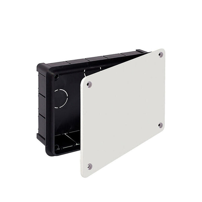 Pack De 2 Unidades - Caja De Empotrar Rectangular 200x130x60mm Con Tornillos (Retractilado) Solera 314
