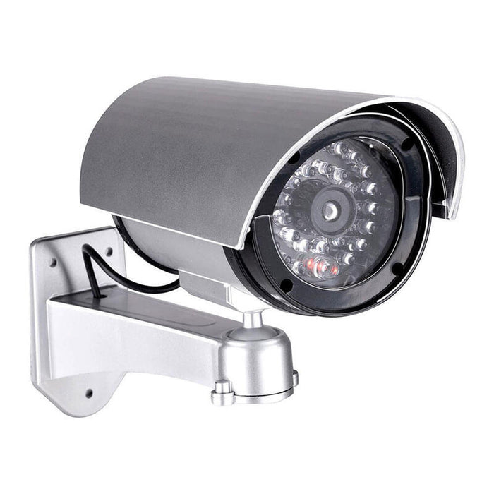 Pack De 2 Unidades - Cámara Seguridad Simulada Tipo Bullet 11 X 8 X 17 Cm