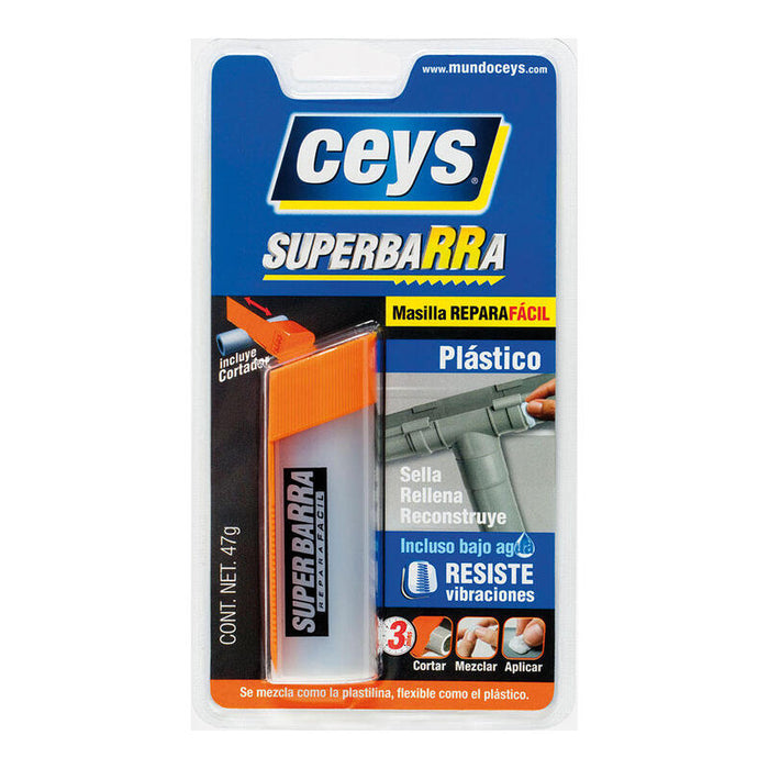 Pack De 2 Unidades - Ceys Super Barra Reparadora Plastico 47g 505031
