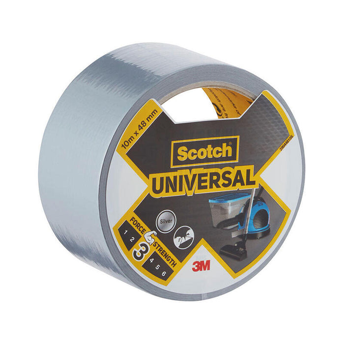 Pack De 2 Unidades - Cinta Americana Universal 3; 10 M X 48 Mm, Gris
