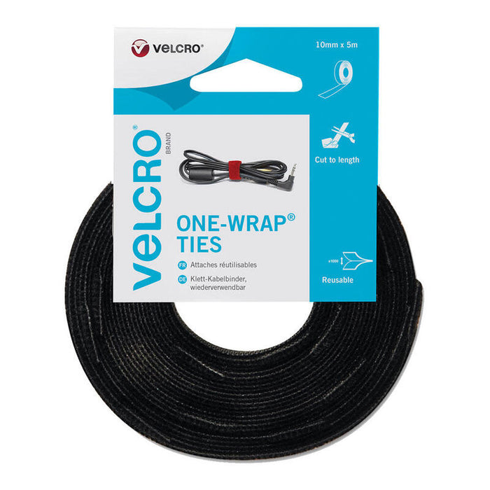 Pack De 2 Unidades - Cinta One-Wrap, 10 Mm X 5 M, Negra