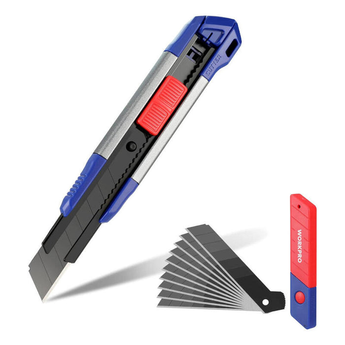 Pack De 2 Unidades - Cúter Cierre A Presion + 11 Cuchillas