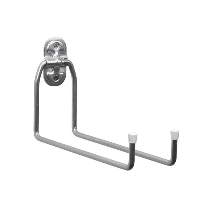 Pack De 2 Unidades - Gancho Multiuso Doble Largo - Soporta Aproximado 25kg 12x25x5cm