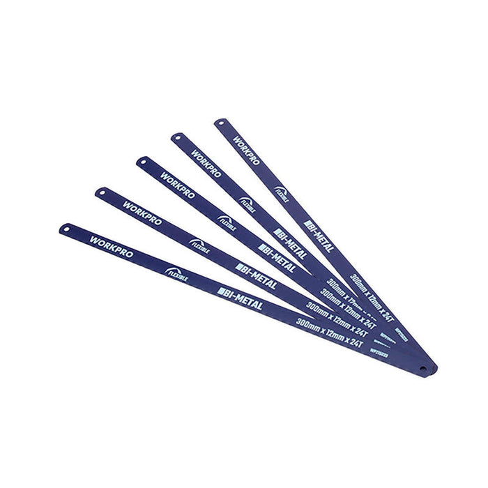 Pack De 2 Unidades - Hojas De Sierra Bimetálicas, 300 Mm, 24 Tpi, Juego 5 Piezas