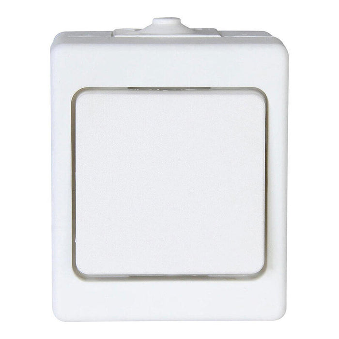 Pack De 2 Unidades - Interruptor De Superficie Bipolar 10ax 250v~, Blanco