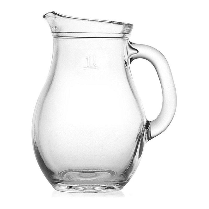 Pack De 2 Unidades - Jarra De Cristal 1 Litro 20x14,2x12,5cm