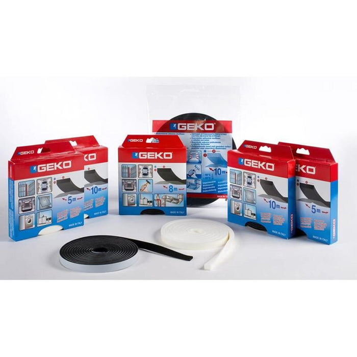 Pack De 2 Unidades - Junta Autoadhesiva Aislante E Impermeable Negra 15mm X 5 X 10m (2x5)