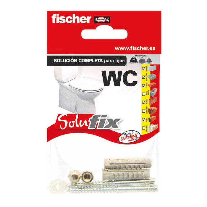 Pack De 2 Unidades - Kit Fijación Wc 5569819 Solufix Fischer