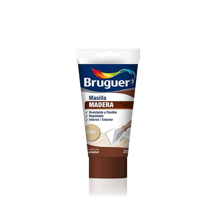 Pack De 2 Unidades - Masilla Madera Pino 200g 5196385 Bruguer