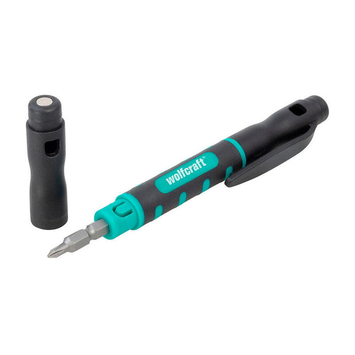 Pack De 2 Unidades - Mini Atornillador De Bolsillo 8736000 Wolfcraft