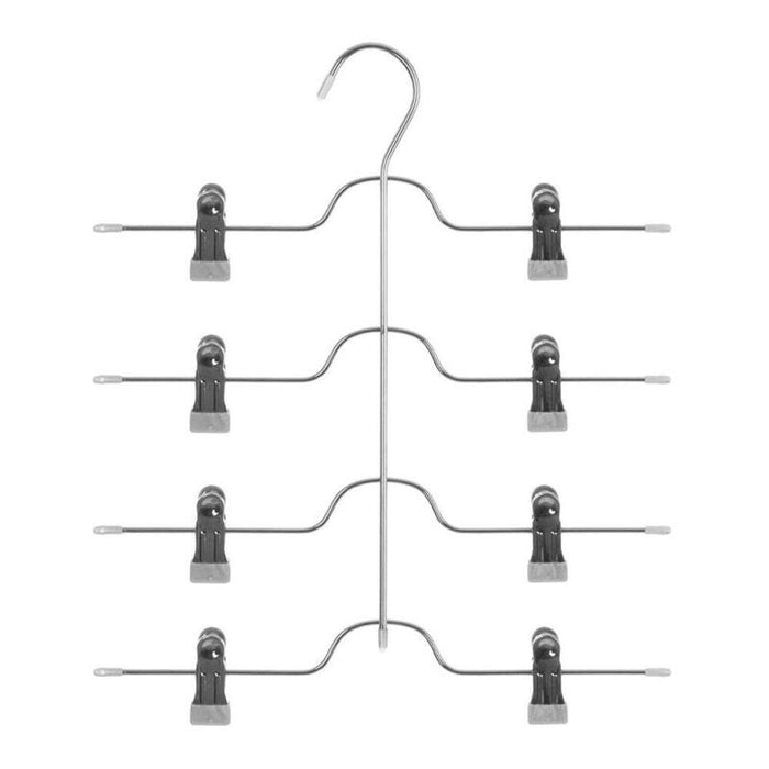 Pack De 2 Unidades - Percha Pinza Múltiple Para Pantalones 32,5x37,6cm