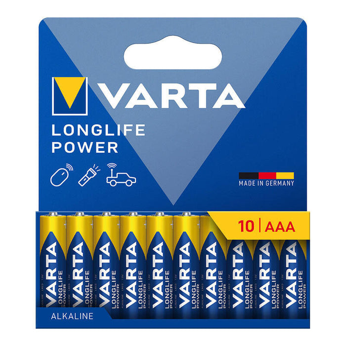 Pack De 2 Unidades - Pila Alkalina Longlife Power Aaa - Lr03 (Blister Cartón 10 Uds) Ø10,5 X 44,5 Mm