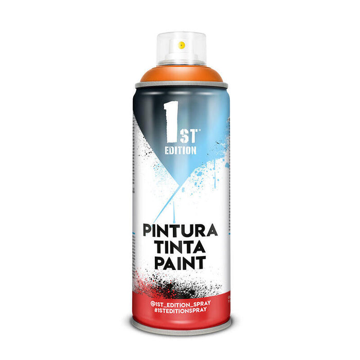 Pack De 2 Unidades - Pintura En Spray 1st Edition 520cc / 300ml Mate Naranja Peligro Ref 645