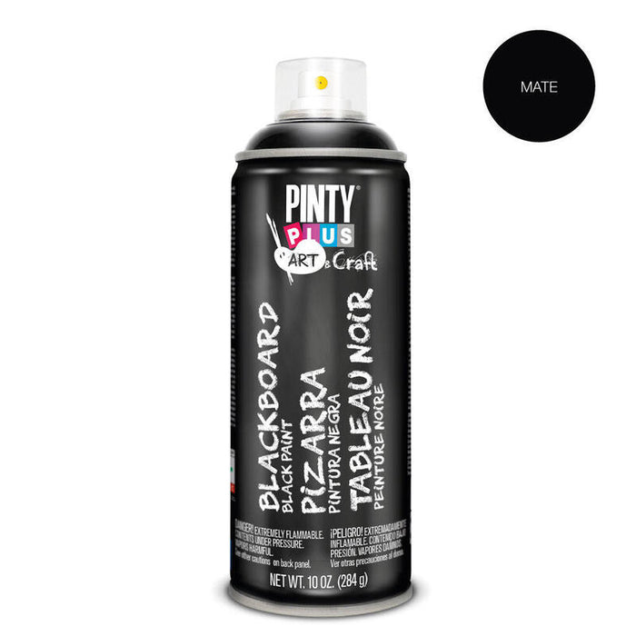 Pack De 2 Unidades - Pintura En Spray Pintyplus Art & Craft Pintura Pizarra 520cc Negro