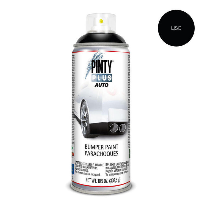 Pack De 2 Unidades - Pintura En Spray Pintyplus Auto 520cc Bumper Liso Negro Bl104