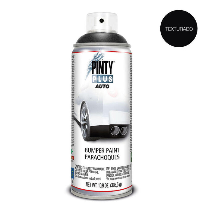Pack De 2 Unidades - Pintura En Spray Pintyplus Auto 520cc Bumper Texturado Negro Bt104