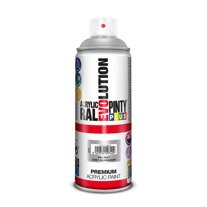 Pack De 2 Unidades - Pintura En Spray Pintyplus Evolution 520cc Ral 9007 Grey Aluminium