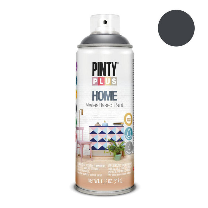 Pack De 2 Unidades - Pintura En Spray Pintyplus Home 520cc Black Hm438