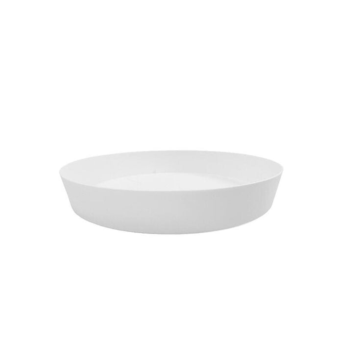 Pack De 2 Unidades - Plato De Inyeccion Para Maceta Color Blanco Ø14cm