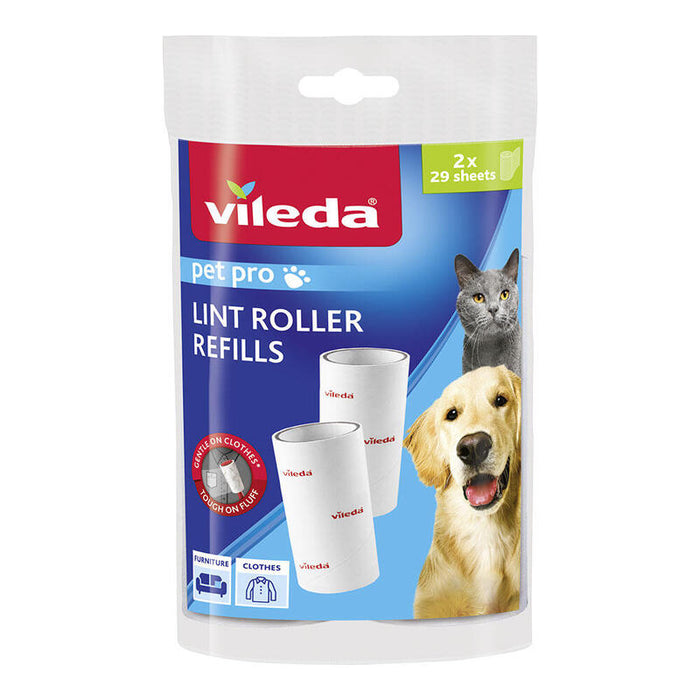 Pack De 2 Unidades - Recambio Rodillo Quitapelusas Pet Pro. 2 X 29 Hojas
