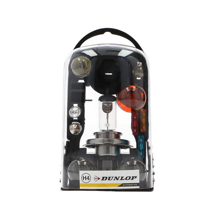 Pack De 2 Unidades - Set De 11 Bombillas H4 Y Fusibles Para Coche Dunlop