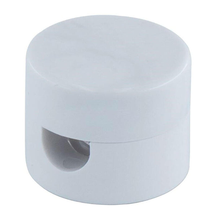 Pack De 2 Unidades - Sujetacables De Plástico, Redondo, Blanco, 5 Uds