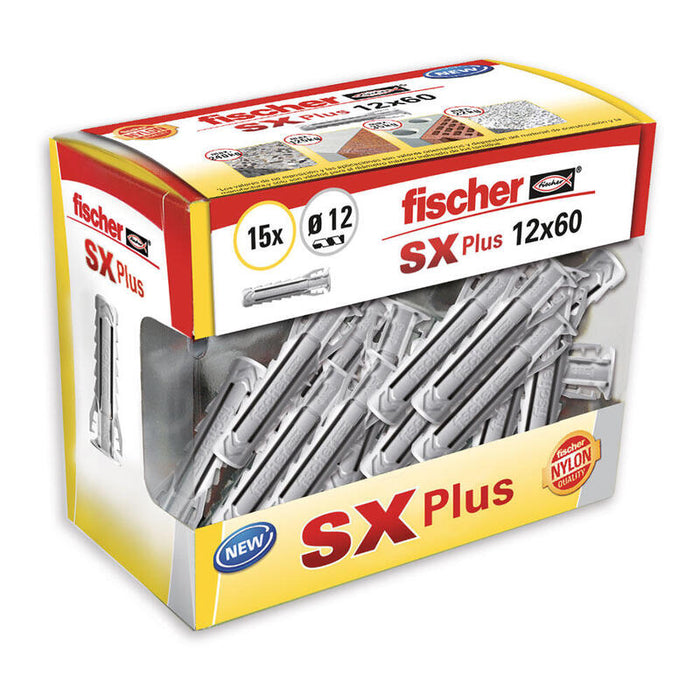 Pack De 2 Unidades - Taco Sx Ø12x60mm Diy 15 Unid. 568715 Fischer