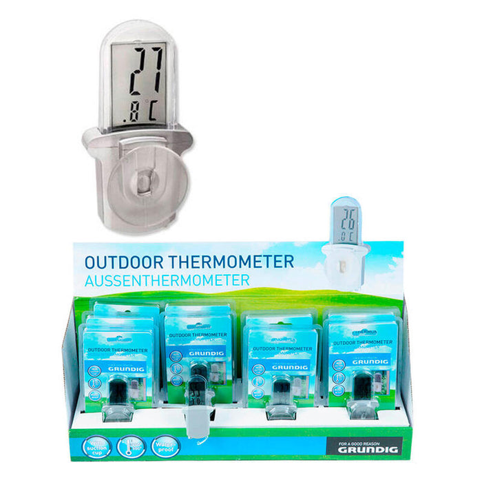 Pack De 2 Unidades - Termometro Exterior Digital Con Ventosa