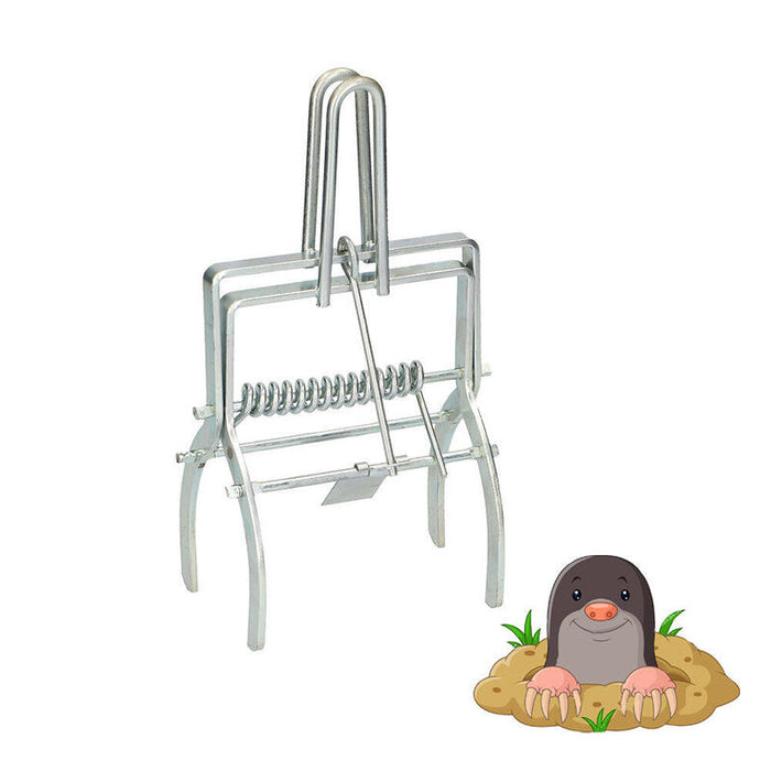 Pack De 2 Unidades - Trampa Para Topos 11x21cm (Tipo Ratera)