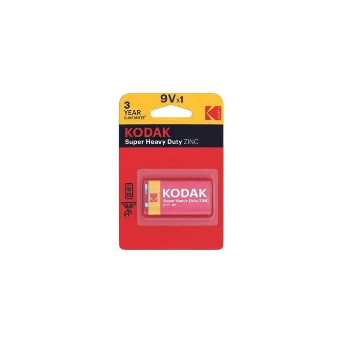 Pack De 20 Unidades Kodak Extra Heavy-Duty Pila Salina 9v 6f22 Blister*1 20 Uds