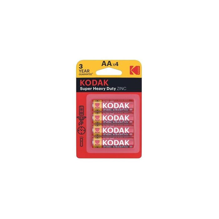 Pack De 20 Unidades Kodak Extra Heavy-Duty Pila Salina Aa R6 Blister*4 20 Uds