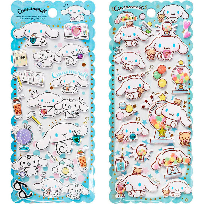 Pack De 20 Unidades - Pegatinas Relieve Cinamoroll Hello Kitty Surtido