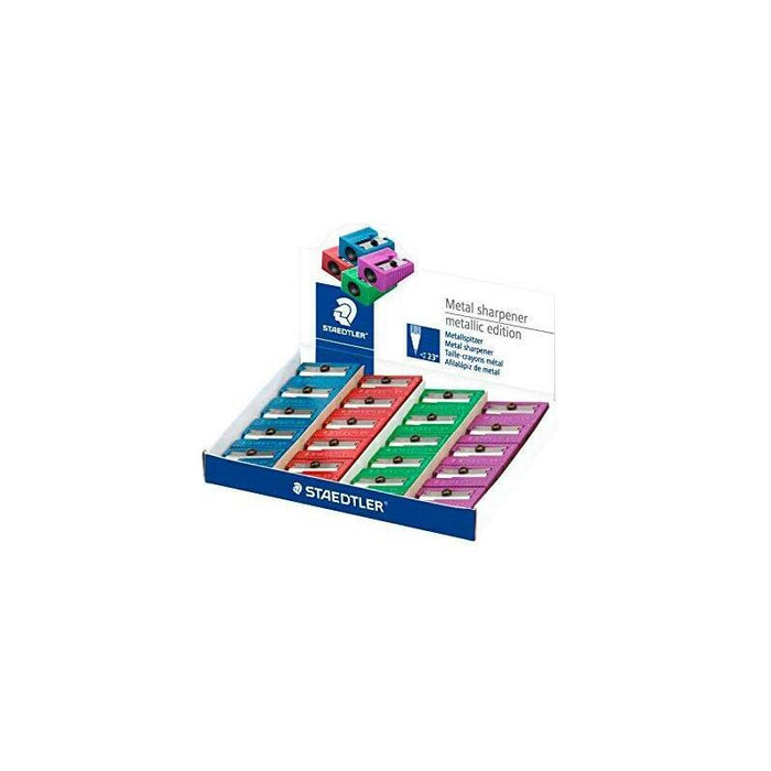 Pack De 20 Unidades Staedtler Afilalápices Metálico C/Surtidos