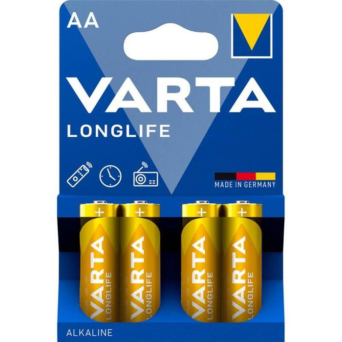 Pack De 20 Unidades Varta Longlife Pila Alcalina Aa Lr6 Blister*4 20 Uds