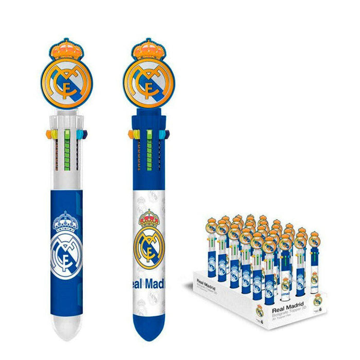 Pack De 24 Unidades - Boligrafo Topper 3d Real Madrid Surtido